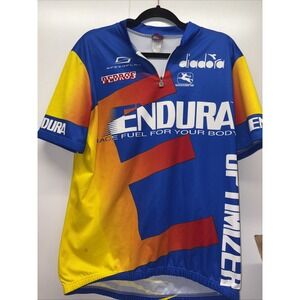 GIORDANA Fit For Fashion ENDURA Men's Cycling‎ Top XXL Italy